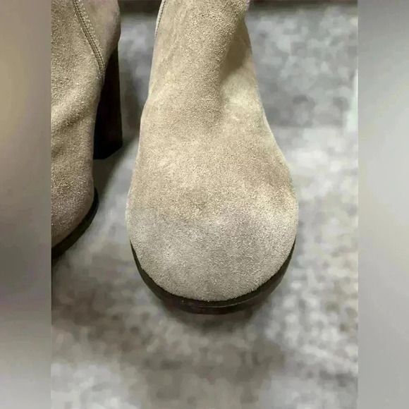 Jeffery Campbell Hanger Suede Ankle Zipper Boots | Tan | Women’s Size 10 - Picture 6 of 12